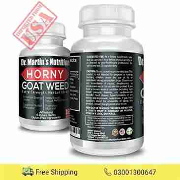 Dr Martin’s Nutrition Horny Goat Weed Capsules 0300-1300647 - Online Shopping in Pakistan,Lahore,Karachi,Islamabad,Bahawalpur,Peshawar,Multan,Rawalpindi - LikeShopping.Pk