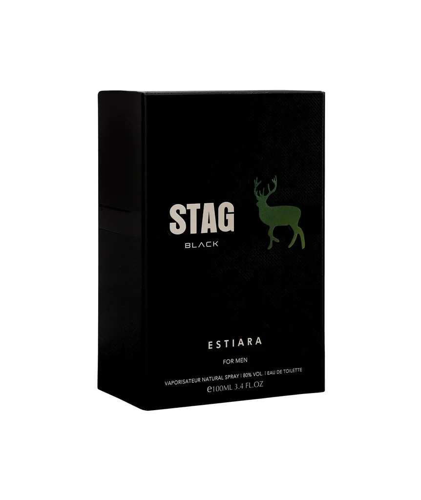 Estiara Stag Black Men Perfume - 100ml 0300-1300647 - Online Shopping in Pakistan,Lahore,Karachi,Islamabad,Bahawalpur,Peshawar,Multan,Rawalpindi - LikeShopping.Pk